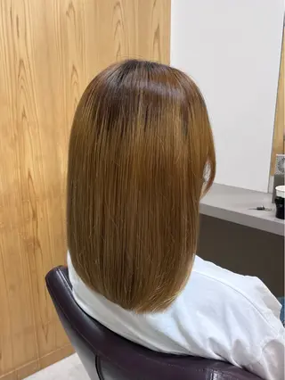 ミディアム パーマ KIZU 髪質改善 オカルト怪談のヘアスタイル