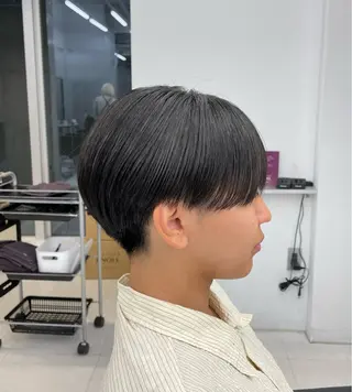 ショート メンズ ʜᴀʀᴜᴋᴀ♱メンズ ウルフ/ブリーチのヘアスタイル