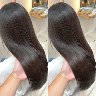 ロング カラー ブリーチ無しダブル カラー🦕まどかのヘアスタイル