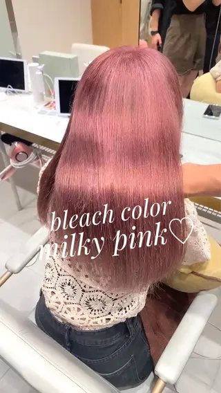 ミディアム カラー 韓国ヘア/レイヤー/ 顔まわり/りょーとのヘアスタイル