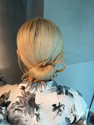 ヘアアレンジ charm《銀座》 ヘアセット/縮毛矯正のヘアスタイル