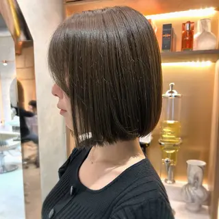 ショート カラー 韓国ヘア♡おくれ毛♡ ボブ♡sayakaのヘアスタイル