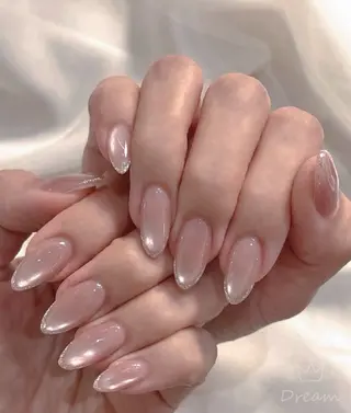 ネイル ネイリストゆか💅 長さだし、深爪矯正のネイルデザイン