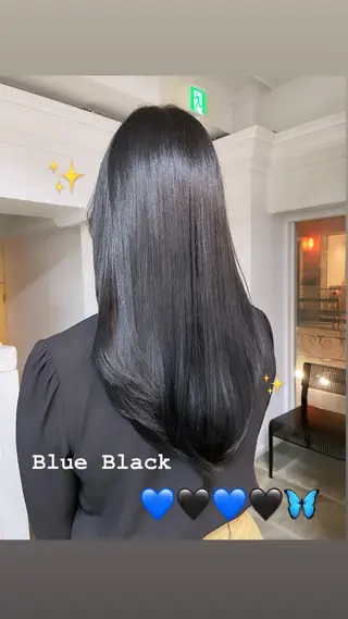 ロング カラー 平 ちひろのヘアスタイル