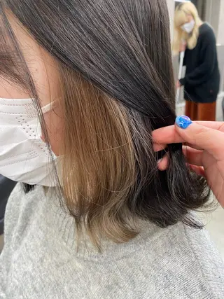 ミディアム カラー ダブルカラー/ 横浜/JURIのヘアスタイル