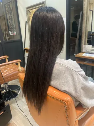 ロング カラー 松尾 遥花のヘアスタイル