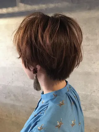 ショート メンズヘア/レイヤー /ボブ山内春輝のヘアスタイル