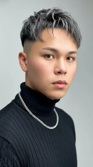 ショート カラー メンズ 🔮メンズ縮毛矯正 毛流れパーマ💎竹永のヘアスタイル