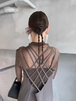 ヘアアレンジ 透明感カラー/set /hana🍀🪽‪のヘアスタイル