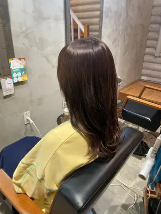 カラー 🐾及部 艶髪|艶 カラーショート|ボブのヘアスタイル