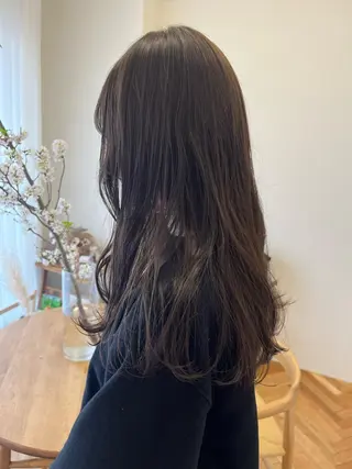 セミロング 西山 紗耶香🪽 透明感カラー/ボブのヘアスタイル