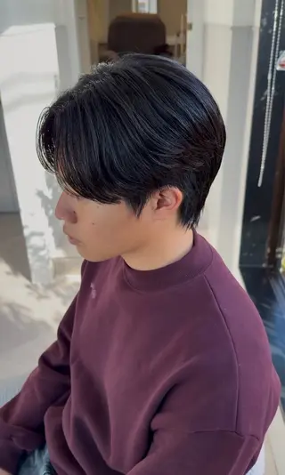 パーマ メンズ 寺島 理菜のヘアスタイル