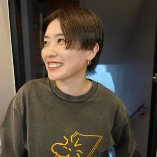ショート カラー ヘアアレンジ 🌐サトウ リョウ🌐のヘアスタイル