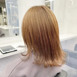 ミディアム カラー レイヤー/韓国❣️ 髪質改善/亘紘輝のヘアスタイル