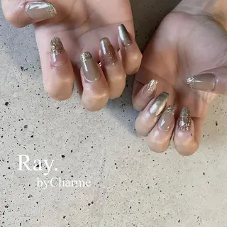 ネイル Ray. ／綺麗目ニュアンスのネイルデザイン