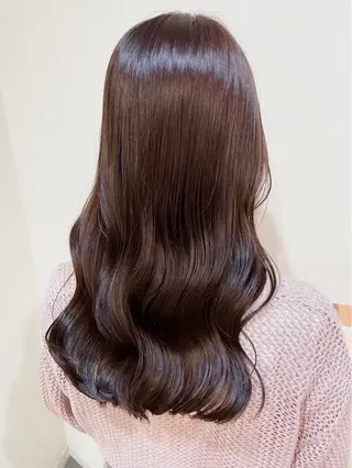 ロング カラー 松本 仁美のヘアスタイル