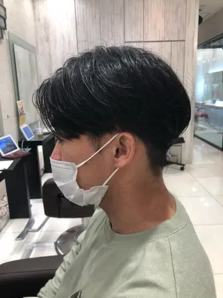 ショート パーマ メンズ 木野 翔斗のヘアスタイル