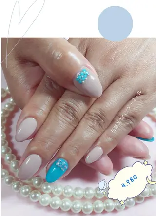 ネイル ラベンダー💖日暮里 ルル💖ネイルのネイルデザイン