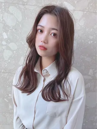 ロング カラー 個室サロンLOUIMADNA栄店所属・髪質改善美容師 個室サロン白金厚哉のヘアスタイル