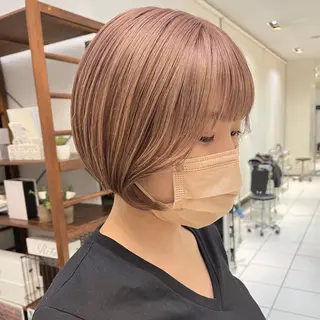 ショート カラー ヘアアレンジ channel所属・Natsumi ❤︎のヘアスタイル