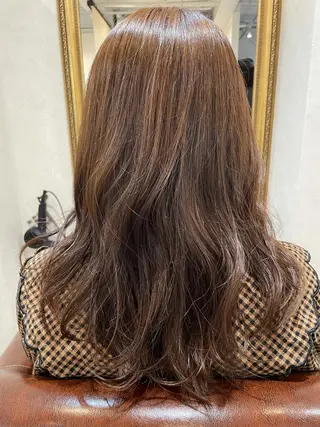 ミディアム カラー 透明感カラー💎 AYAのヘアスタイル