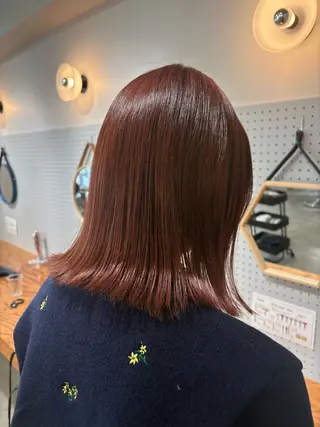 カラー 長谷川 結奈のヘアスタイル