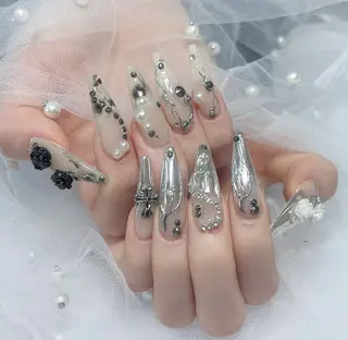 ネイル 波 なみのネイルデザイン