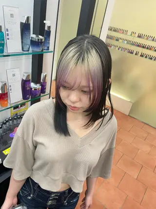 セミロング M.SLASH センター北店所属・似合わせプロ 🐴MiSuKe🐴のヘアスタイル