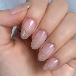 ネイル amuse 手書きニュアンスのネイルデザイン