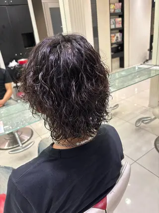 パーマ メンズ 田中 綾太のヘアスタイル