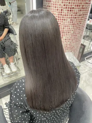 セミロング 韓国風パーマ/ヘア セット/店長みづきのヘアスタイル