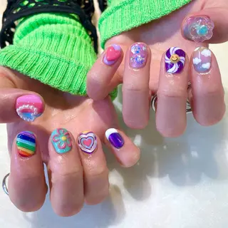 ネイル 新井 ひなののネイルデザイン