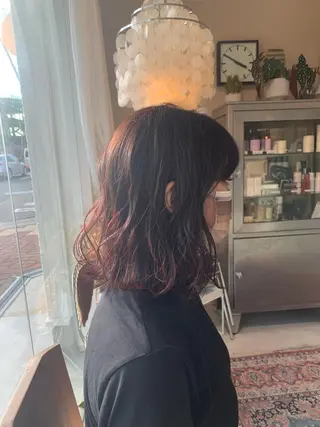ミディアム GO TODAY  SHAIR SALON 梅田NU茶屋町店所属・田中成美/レイヤー カット/透明感カラーのヘアスタイル