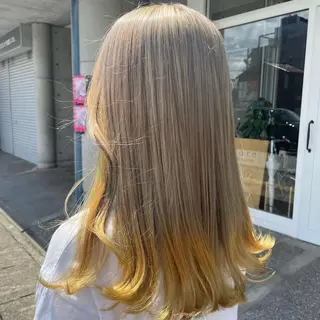 ロング カラー ヘアアレンジ 横山 千夏のヘアスタイル