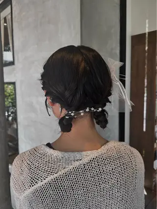 ミディアム ヘアアレンジ Lapis / miyu.のヘアスタイル