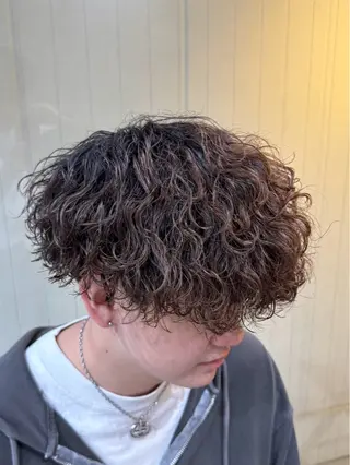 パーマ Men's SALON RISE TOKYO 土浦店所属・RISE 長谷川太尊のヘアスタイル