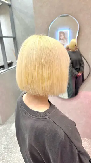 ショート カラー ダブルカラー 韓国レイヤーKYONのヘアスタイル