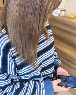 ミディアム カラー パーマ指名No1 /namiのヘアスタイル