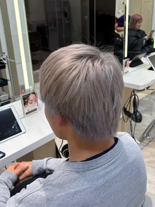 ショート カラー メンズ miho𓂃 ANNETTAのヘアスタイル