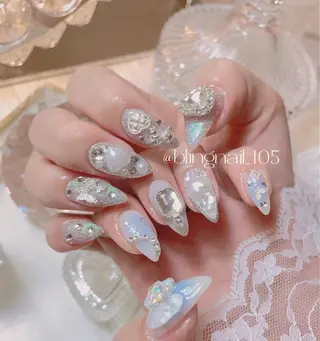 ネイル 23時まで❤︎韓国、 ワンホンネイルのネイルデザイン