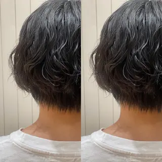 ミディアム カラー パーマ Snaly カラー特化ページのヘアスタイル