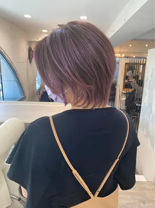 ショート カラーが上手い 辻悠月のヘアスタイル