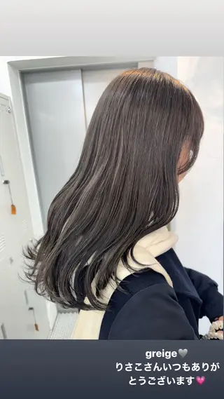 セミロング 🌼たけや みのり🌿のヘアスタイル