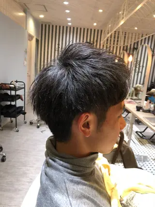 メンズ 小島嵩人 縮毛矯正 髪質改善のヘアスタイル