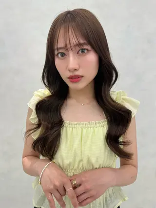 ロング 顔周り🇰🇷韓国 レイヤー/いづみ💞のヘアスタイル