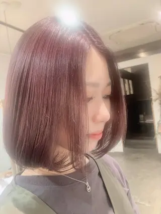 カラー 【透明感カラー】 上村響月のヘアスタイル