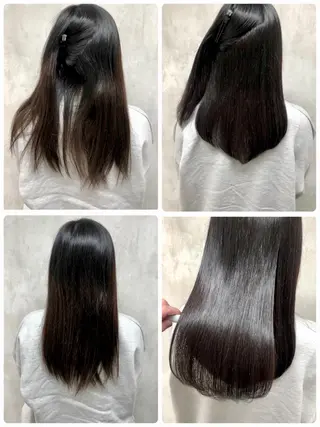 セミロング 満足度⭕️縮毛矯正師 谷口にお任せを👍のヘアスタイル