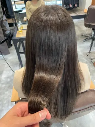 カラー NIKA 蒲田所属・マンツーマン 髪質改善　工藤のヘアスタイル