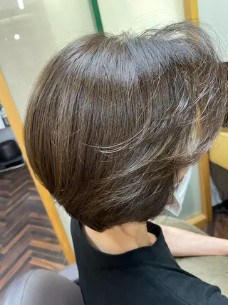 ショート カラー katae sayoriのヘアスタイル