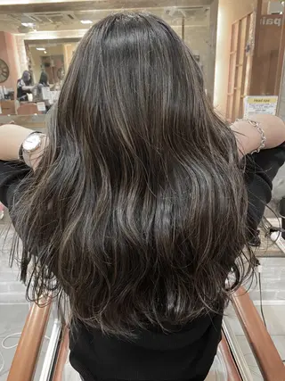 ロング カラー パーマ ヘアアレンジ 増子 幹樹のヘアスタイル